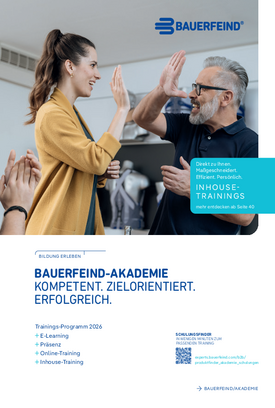 Trainingskatalog Bauerfeind Akademie - 2026 Trainingskatalog Bauerfeind Akademie - 2026